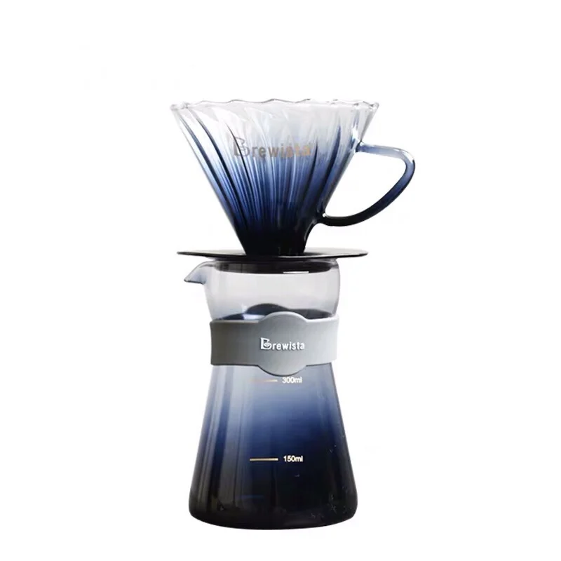 

Bonavita pro-brewista high temperature glass hand-made coffee sharing pot V60 drip filter spiral filter cup coffee filter cup