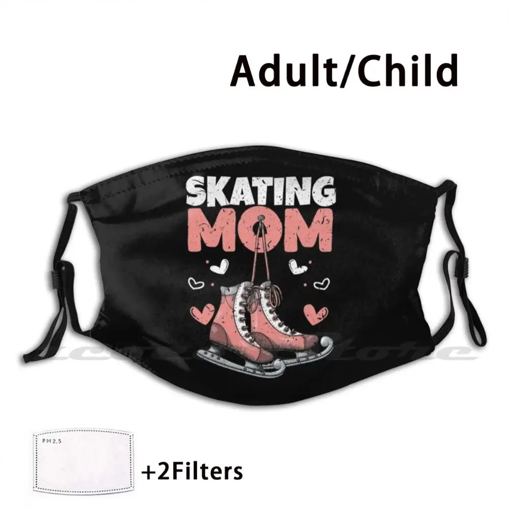 Фигурное катание на коньках для мамы маска взрослых и детей моющаяся Pm2.5 фильтр с