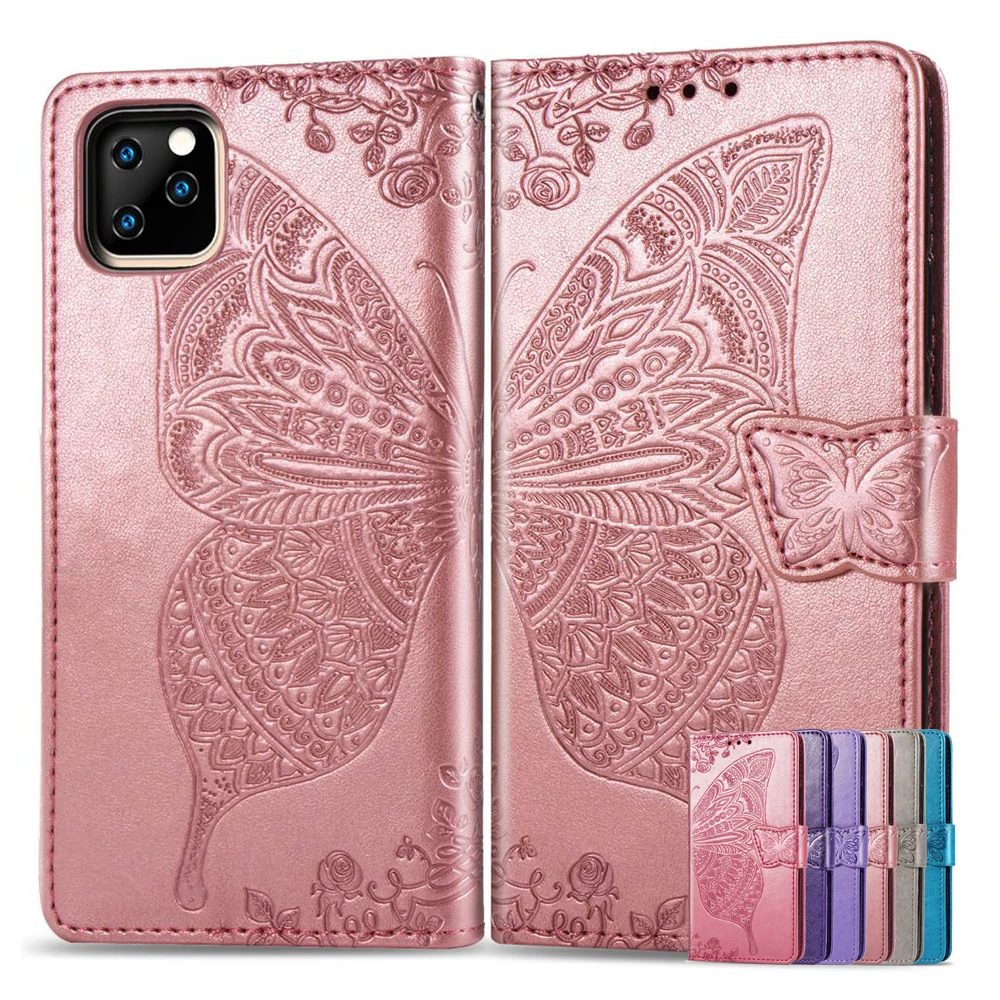 Магнитный кожаный чехол бумажник с откидной крышкой для IPhone X XS MAX XR 11 12 Pro Max 6 6S 7 8