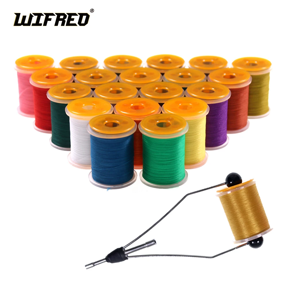

WIFREO 20 Color 70D Fly Tying Thread for Size 14~22 Midge Nymph Small Dry Flies Fly Fishing Lure Making Material Tool Tackles