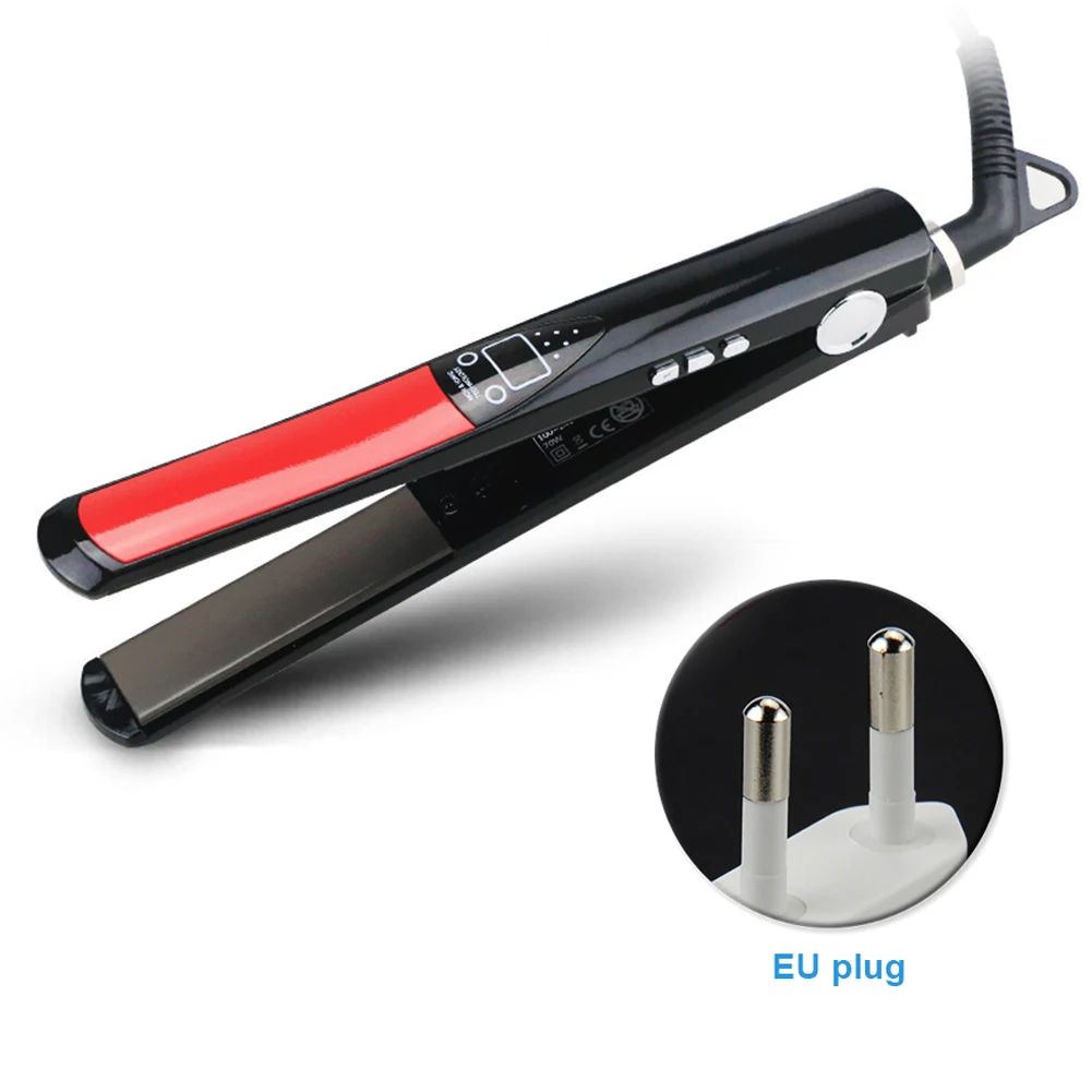 

Grooming Travel Durable Multifunction Salon Electric Easy Apply Adjustable Temperature Home Adults Hair Straightener