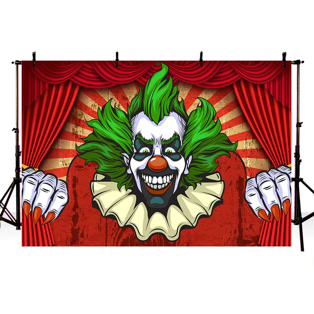 Клоун мультфильм фон для вечерние ринки шоу фотография Фотостудия Маска Дети