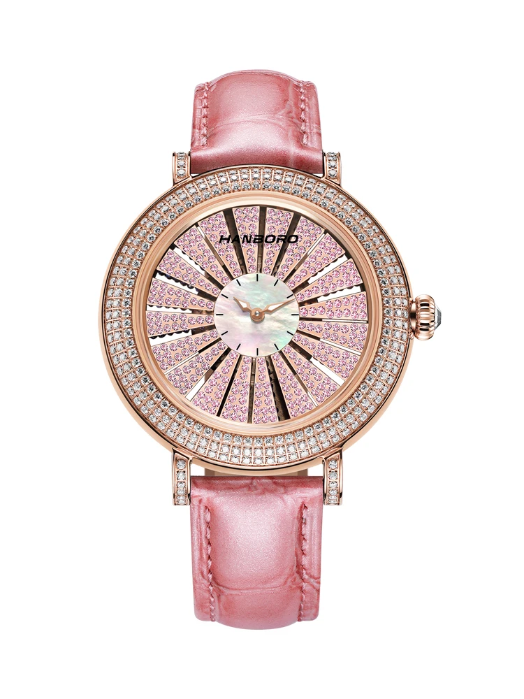 

Top Ten Watch Brands Women's Simple Temperament, Fashion Trend, All Drill Swiss Movement