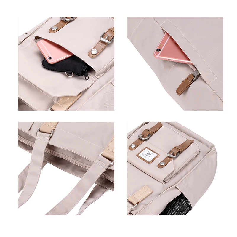 

2020 new female large-capacity work hand-carry make-up school shoulder bag laptop 8146