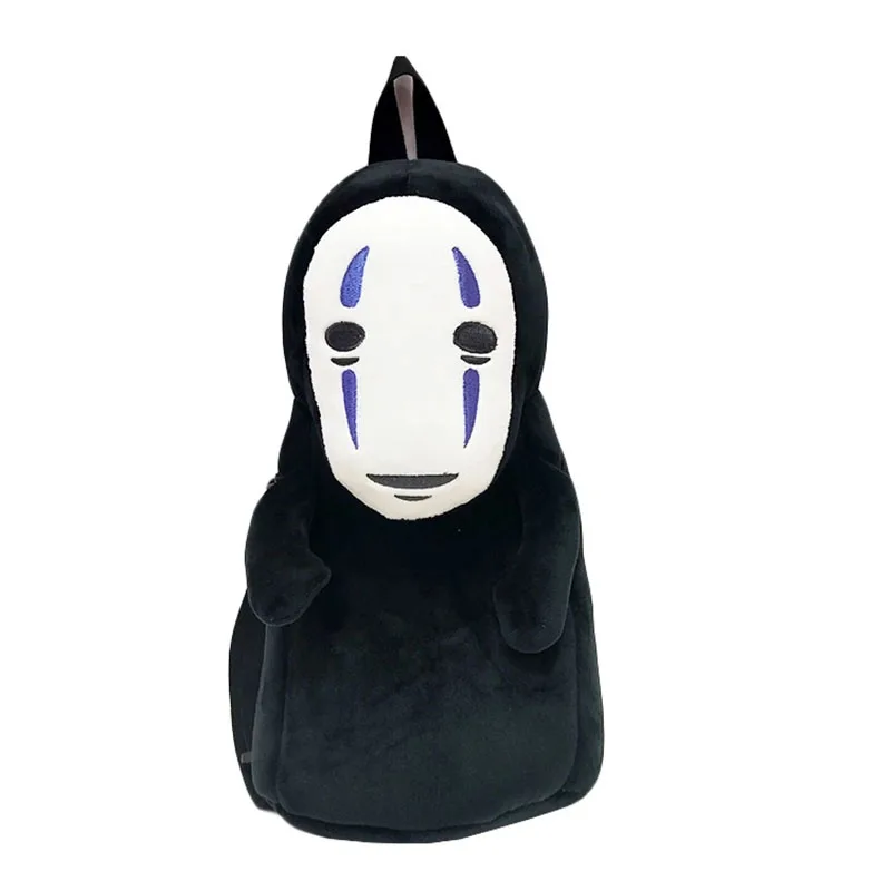 Studio Ghibli Spirited Away No Face Man Backpacks Plush Doll Creative Backpack Kids Adults Cute Bag