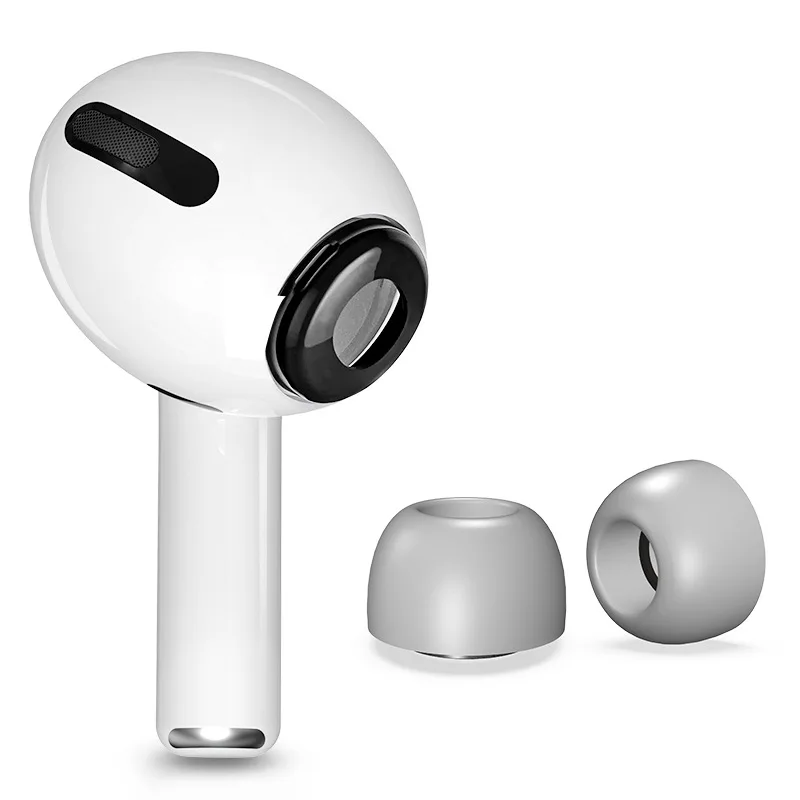 Сменные амбушюры с пеной памяти для Apple Airpods Pro черный чехол наушников наушники