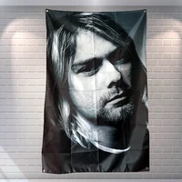 rock and roll band singer music poster senior art waterproof cloth painting flag banner tapestry wall stickers mural home decor