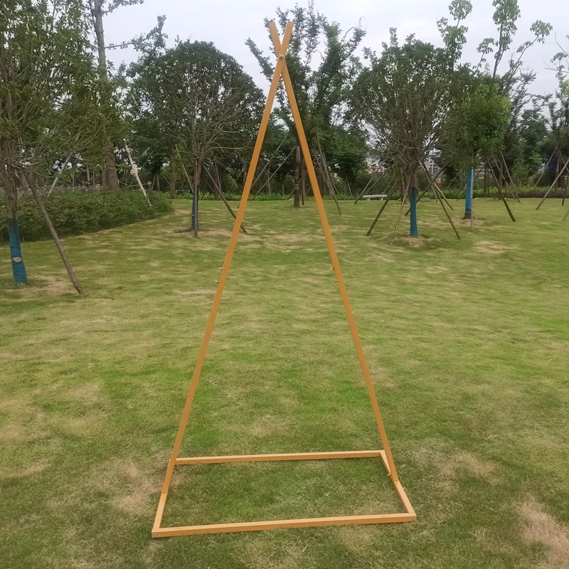 

Triangle Shelf Wedding Arch Wrought Iron Arch Wedding Decoration FLower Arch Wedding Backdrop GeometricArch Party Stage Decor