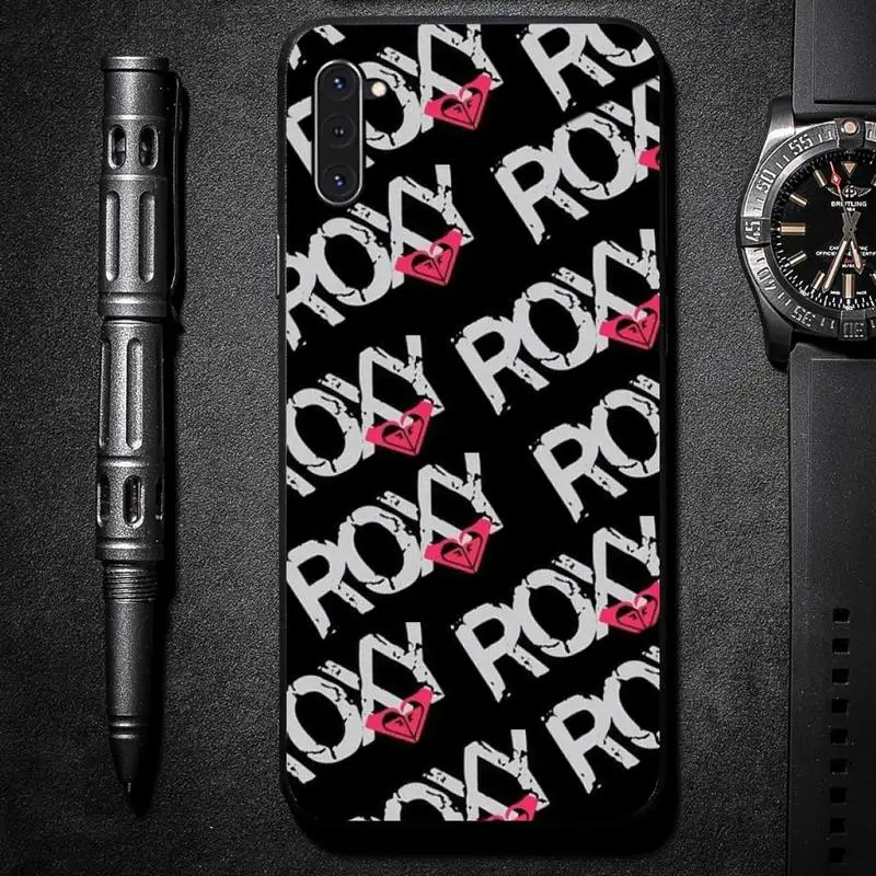 

Australian women's sports brand roxy Phone ase For Samsung galaxy S A note 6 7 8 9 10 20 31 40 50 51 71 edge plus 5G mobile bags