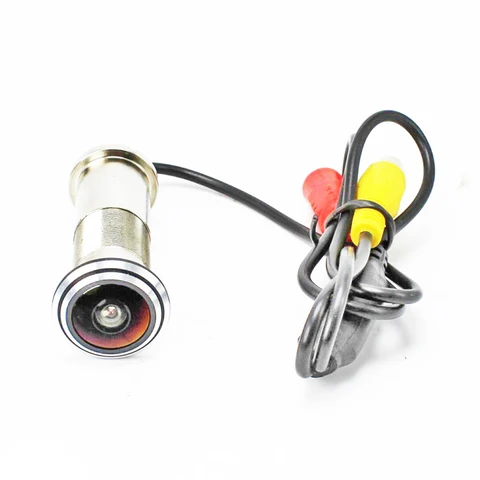 Цветная мини-камера видеонаблюдения 700TVL «рыбий глаз», видеоглазок с отверстием для двери, домашняя камера безопасности