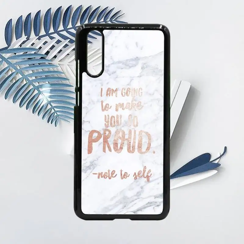 

Marble Letter flower words pattern Phone Case PC For Samsung galaxy S note 8 9 20 10 e lite2019 plus pro ultra