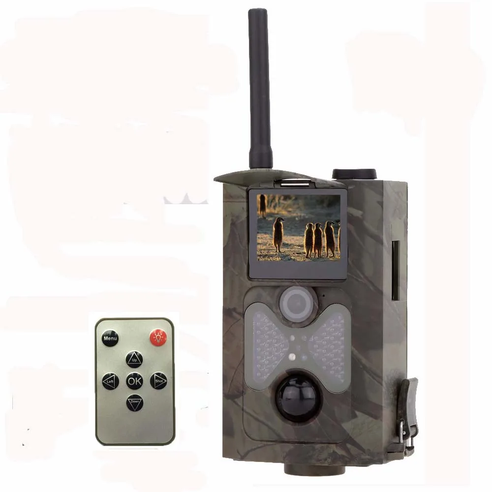 Охотничья камера 16MP HC550M 0.5s время запуска 2G GPRS MMS GSM SMS 1080P 120 градусов PIR-датчик для