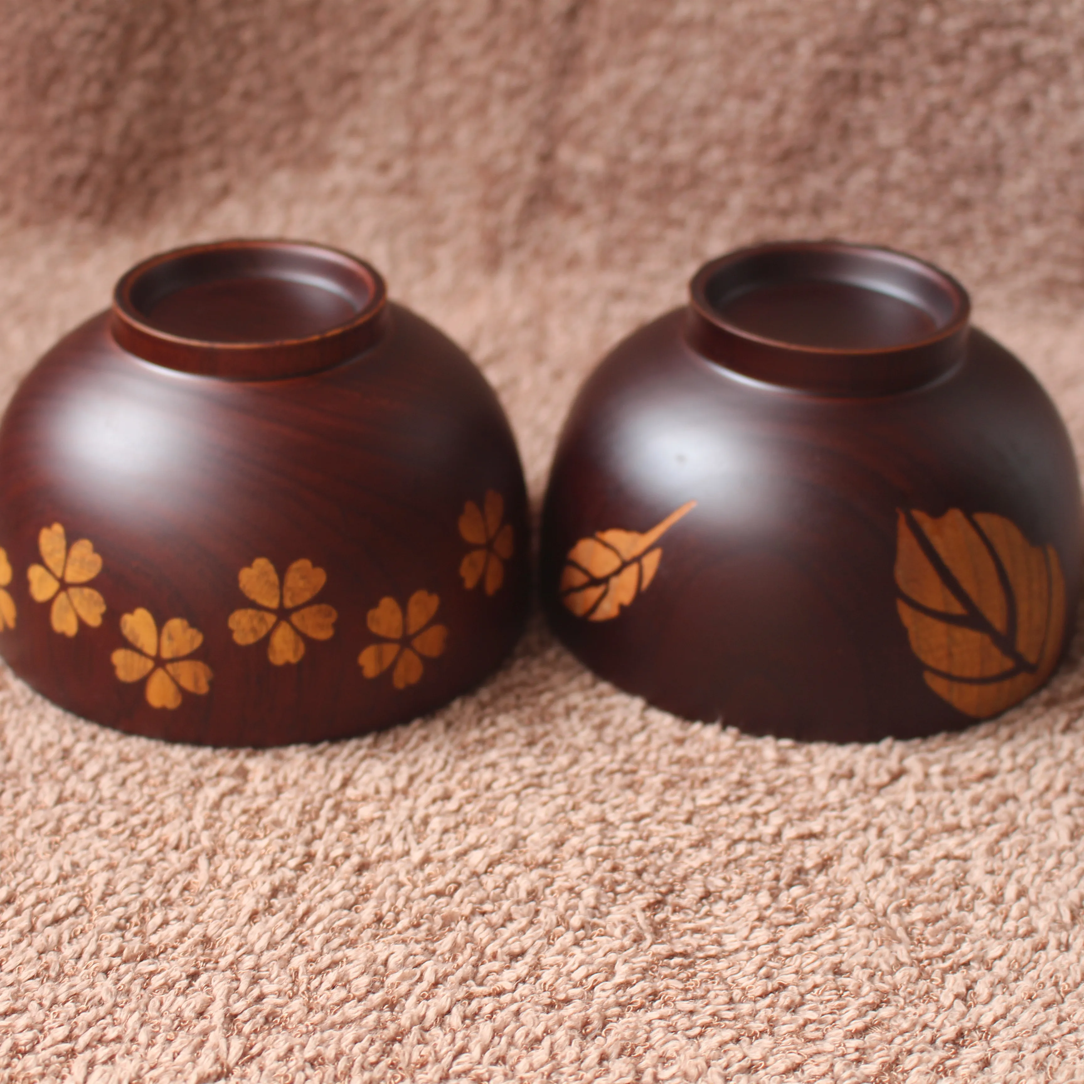 Китайская традиционная 3 5 дюймовая Деревянная миска для супа деревянная чаша с