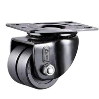 low center of gravity casters with double row wheels1 6inchfor heavy machinghigh load bearing wear resistant mute