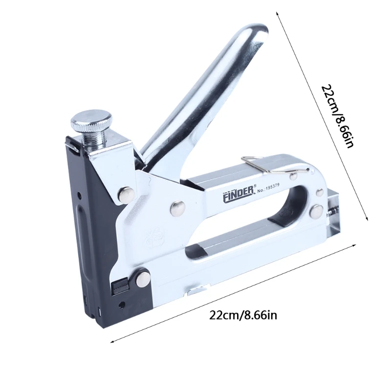 

Wood Stapler Furniture Production Nailer DIY Home Construction Wood Stapler for Upholstery, Material Repair R7UB