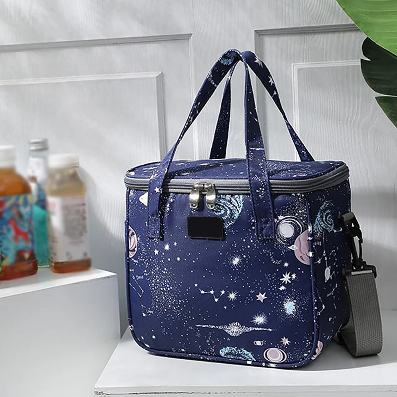 Портативная большая изолированная сумка для обеда уличная школьная офисная