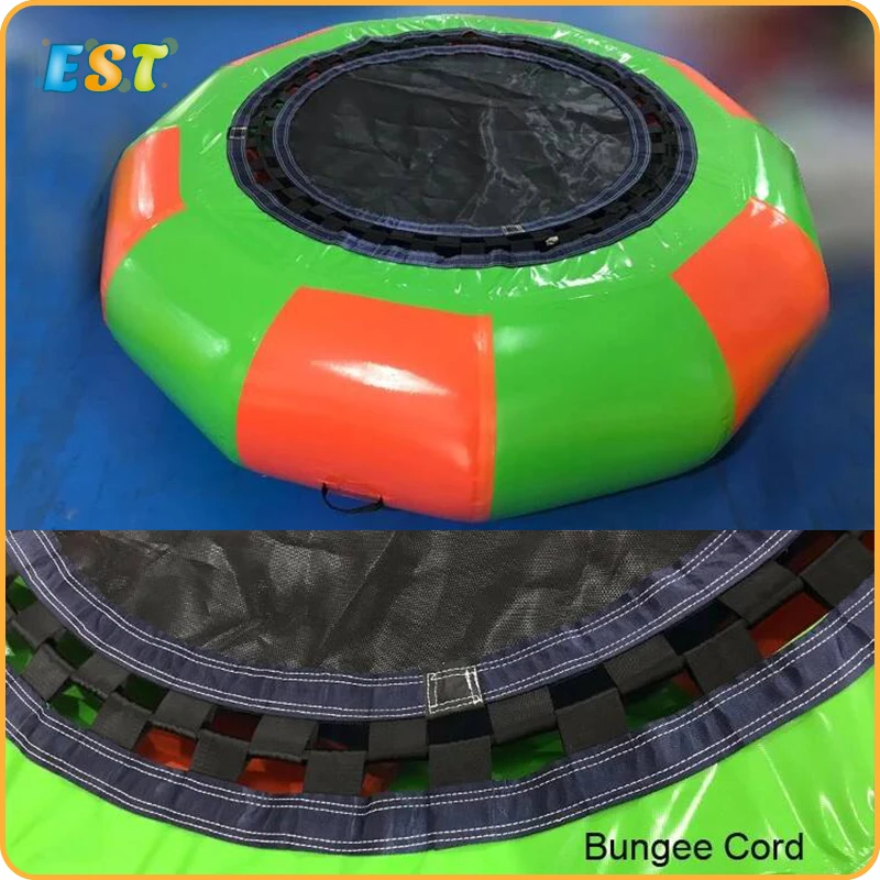 Надувной батут диаметром 5 м для парка аттракционов надувной водный летнего