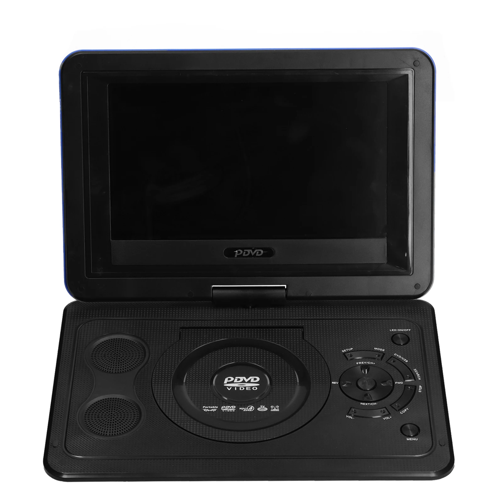 

Portable DVD Player 270Degree Rotation Screen Travel Mini DVD Playing Device US/UK/EU Plug HD Video Player with TV Game Function