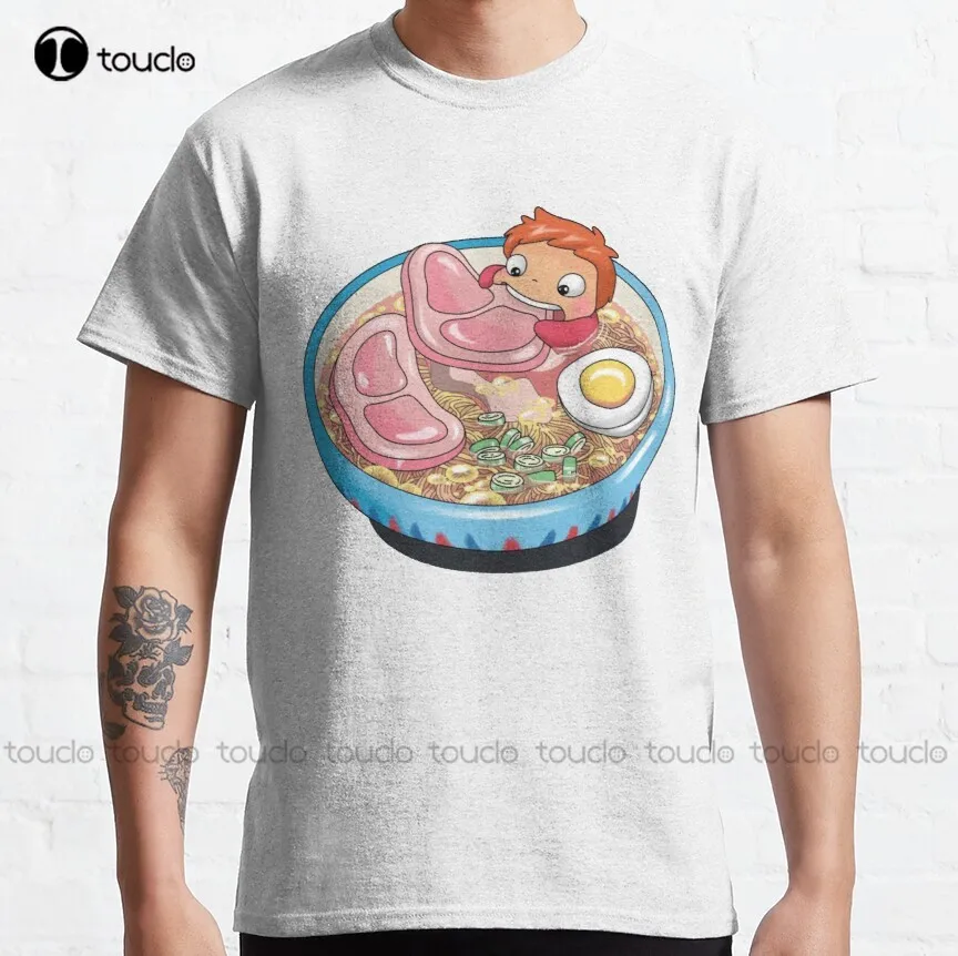 

Bōru Hayao Miyazaki Classic T-Shirt Womens Tshirts Custom Aldult Teen Unisex Digital Printing Tee Shirt Fashion Funny New Xs-5Xl