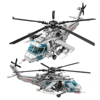 military aircraft building blocks armed soldiers airplane model bricks kids toys for birthday gifts education bricks boys toys