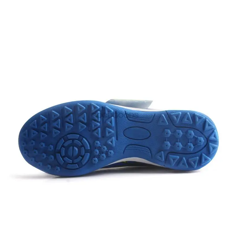 TIEBAO Soccer Shoes Kids Boys Girls Cleats Training Football Boots Students TF Turf Sport Anti-slippery Rubber Outsole Sneakers