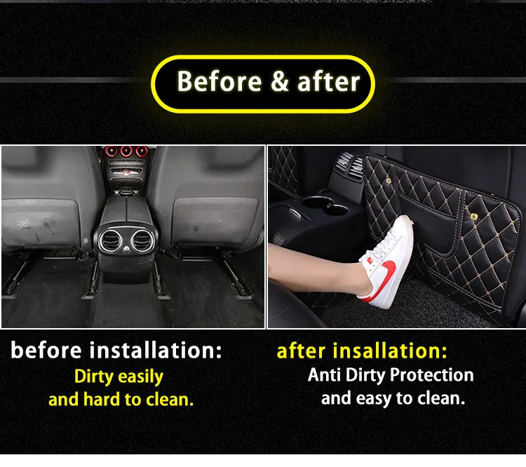 2 шт./1 комплект заднее защитное покрытие для автомобильного сиденья анти-Детские