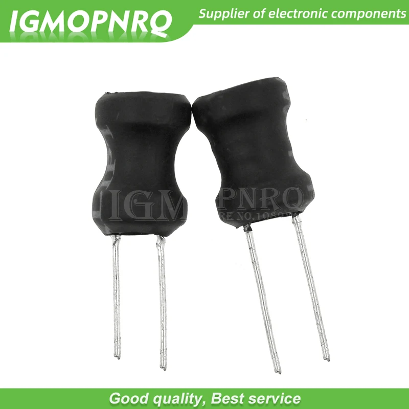 

100pcs Unshielded Wirewound DIP power Inductor 0912 (9*12mm) 100uH 220uH 330uH 470uH 1mH 2.2mH 3.3mH 4.7mH I-shaped inductance