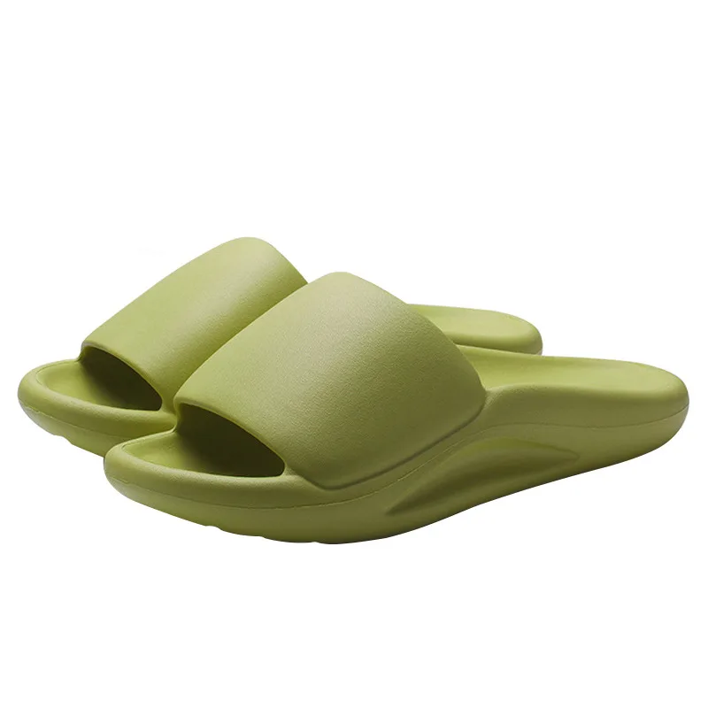 

Fashion sexy solid color thick bottom non-slip comfortable outdoor female slippers 2021 summer new fish mouth beach slippers