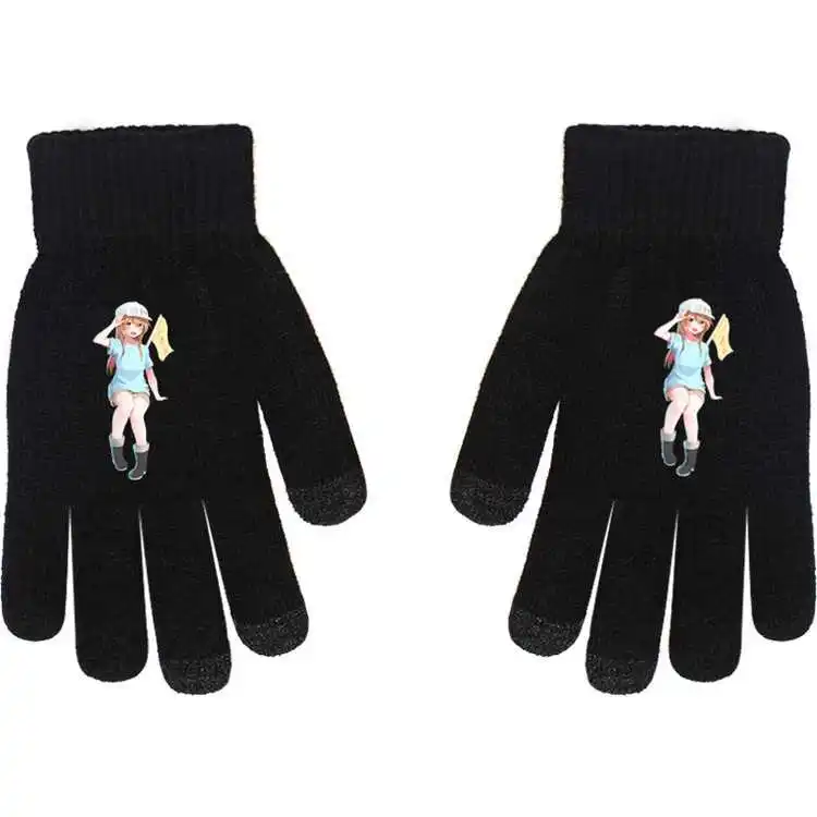 Модные перчатки без пальцев аниме новый Волшебный хвост Токийский Гуль атака на