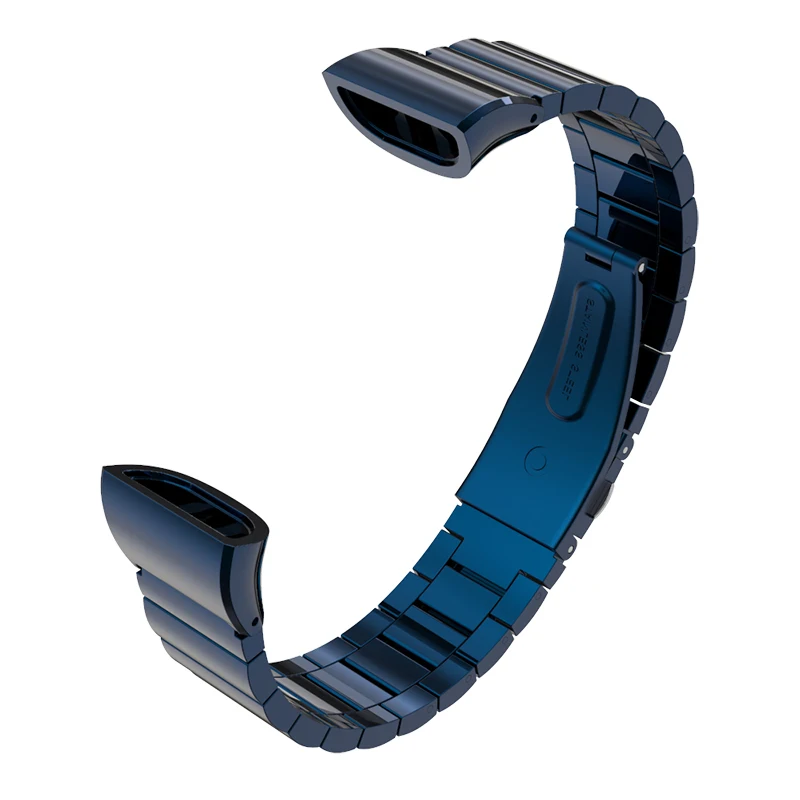 Браслет для huawei Band 3 Pro металлический ремешок на запястье браслет из нержавеющей стали для huawei Band 3pro умные часы Сменные аксессуары - Цвет: Bamboo Blue