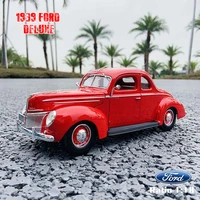 maisto 118 1939 ford deluxe car alloy retro car model classic car model car decoration collection gift
