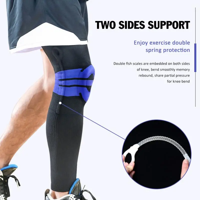 Football Basketball Leg Knee Long Sleeve Protector Gear Soccer Legwarmer Compression Shin Guard Calf Pads | Спорт и развлечения