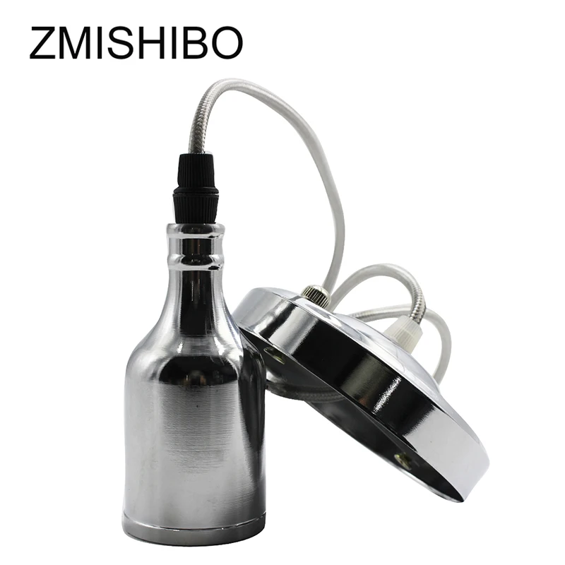 ZMISHIBO Роскошные хром цветные металлические подвесные светильники 110 220 В E27