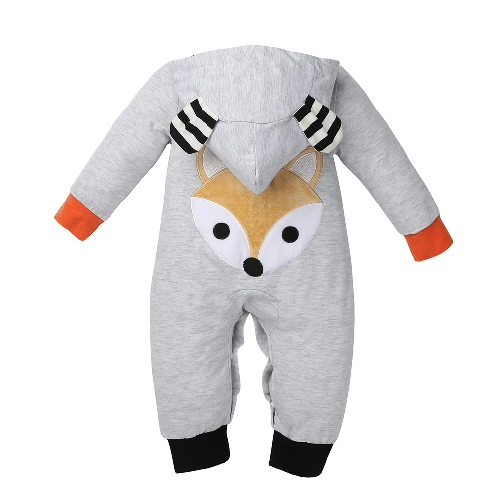 Детский комбинезон в форме лисы с длинными рукавами для маленьких мальчиков 2019 |