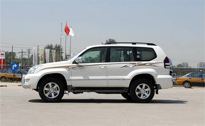 Багажник на крышу для TOYOTA LAND CRUISER PRADO 120 2003-2009 рейки из алюминиевого сплава