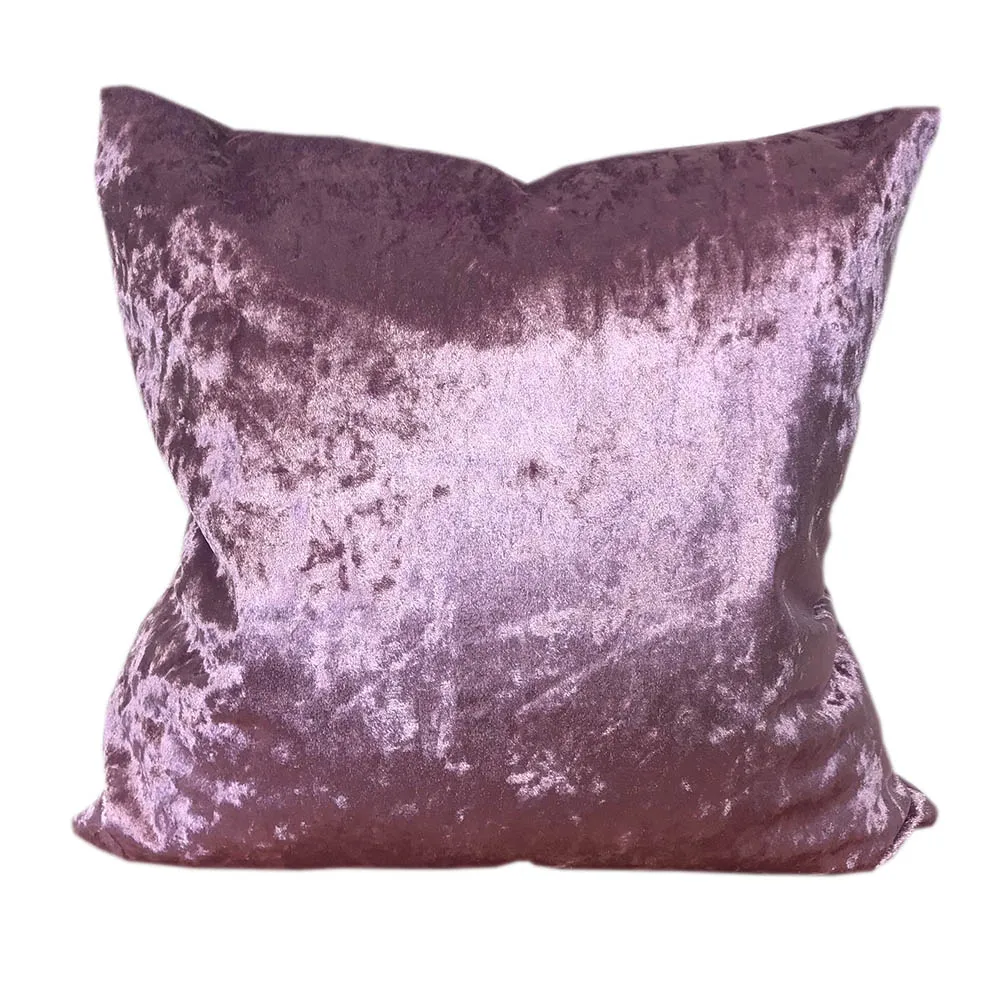Light Purple CURCYA Модные Современные Блестящие наволочки для подушек, бархатные наволочки для подушек, однотонные наволочки для дивана, домашний декор - Цвет: Light Purple