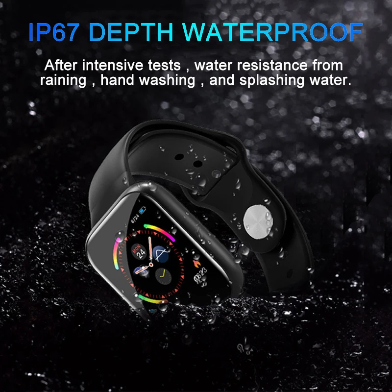 I5 Смарт измерять кровяное давление сердечный ритм smart watch шагомер управление