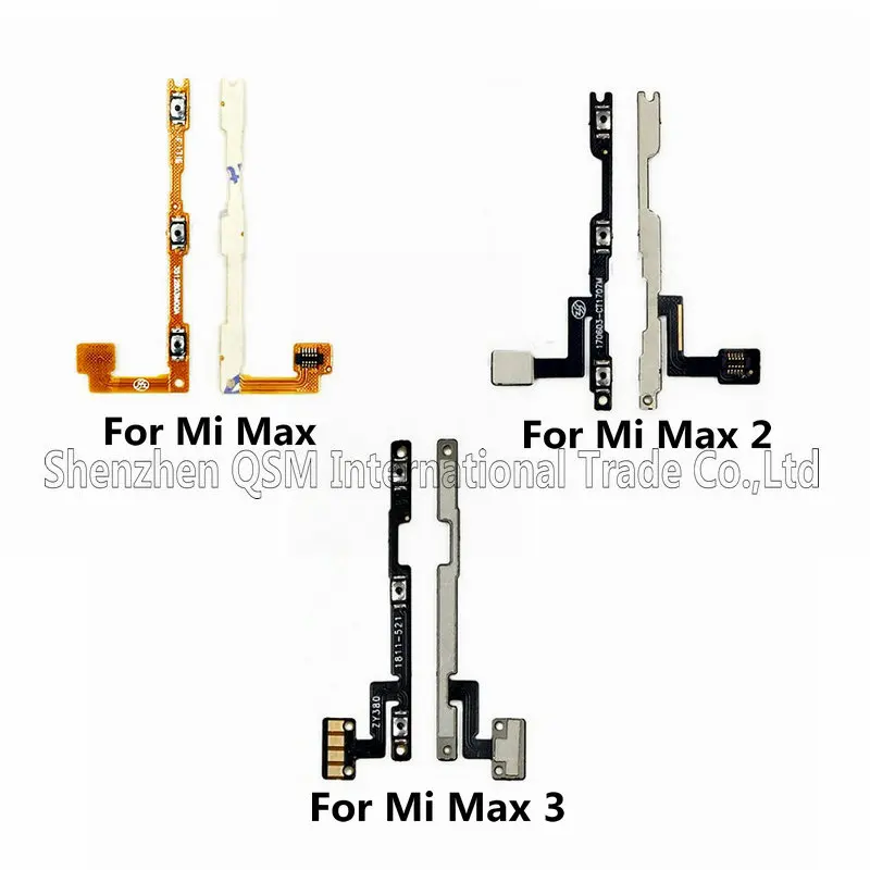 Кнопка включения/выключения звука, гибкий кабель для Xiaomi Mi Max 2 3 Max2 Max3