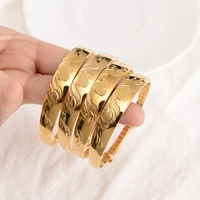 dubai gold bangles for women gold dubai bride wedding bracelet africa cuff bangle arab jewelry gold charm kids bracelet gifts