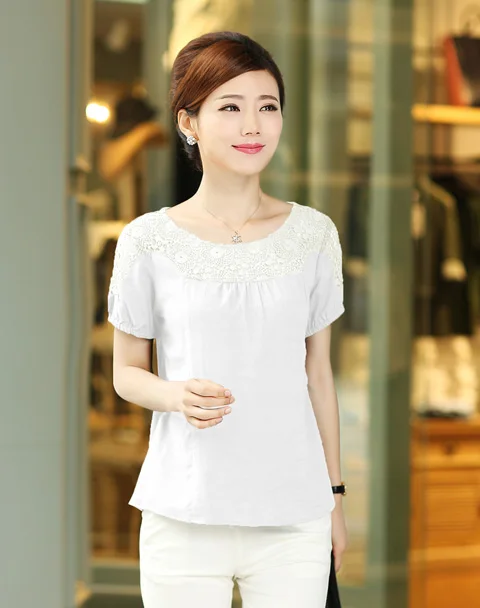 

2020 Women Short Sleeve Red Shirtmint Top Garment