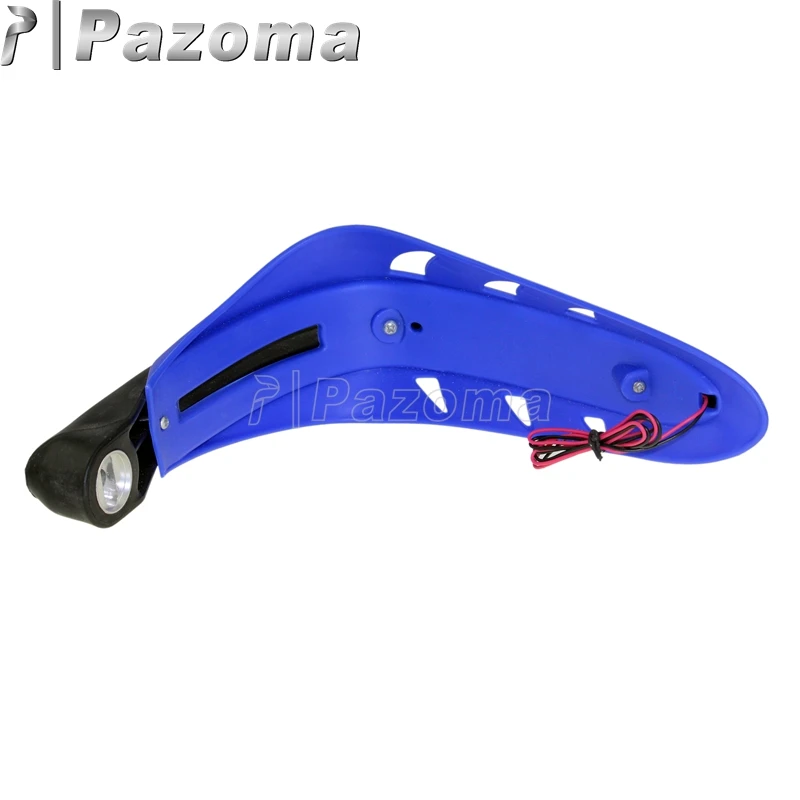 Руль мотоцикла Handguards w/светодиодный сигнал поворота Dirt Bike ручные охранники для Streetfighter Yamaha Honda Suzuki ATV TDM 850 900