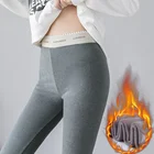 Леггинсы женские, теплые, эластичные, с высокой талией, на осеньзиму, 2021, размера плюс