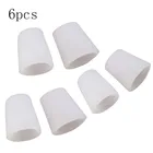 6 шт., силиконовые гелевые трубы для маленьких пальцев ног