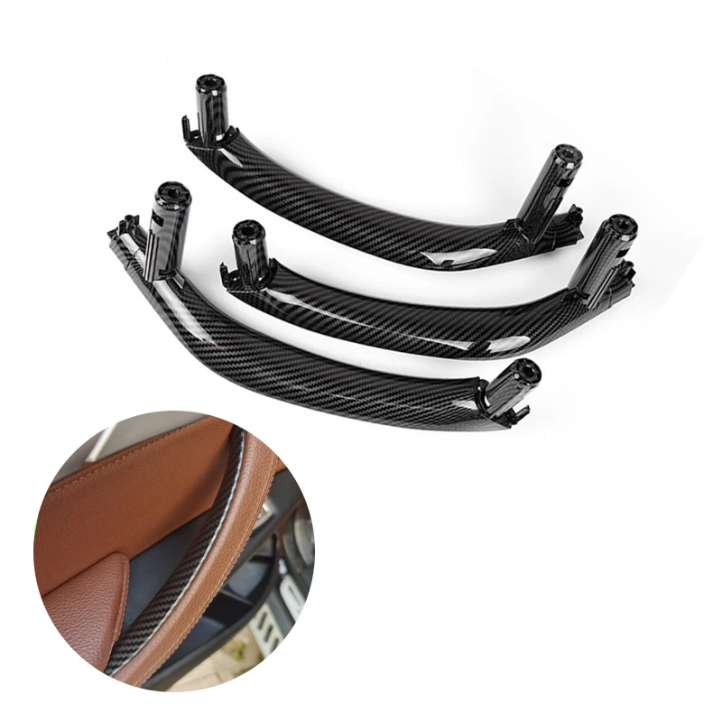 Для BMW X5 X6 F15 F16 2014 2015 2016 2017 2018 3 шт. углеродного укладки автомобильные | Комнатные дверные ручки -33000486118