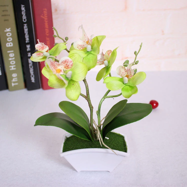 

STOCK Wedding Decoration High-grade Phalaenopsis Set Artificial Flowers
