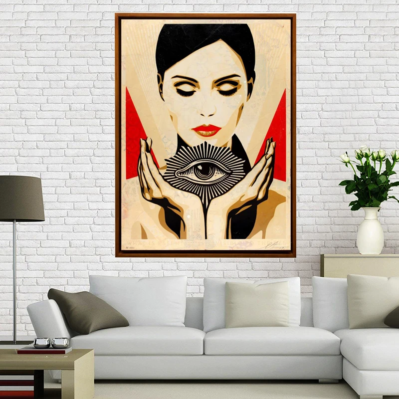 Пользовательские Холст плакат не война Арт плакат печать Shepard Fairey 90x60 см отделочная ткань для дома ткань стены плакат печать шелковая ткань - Цвет: 11