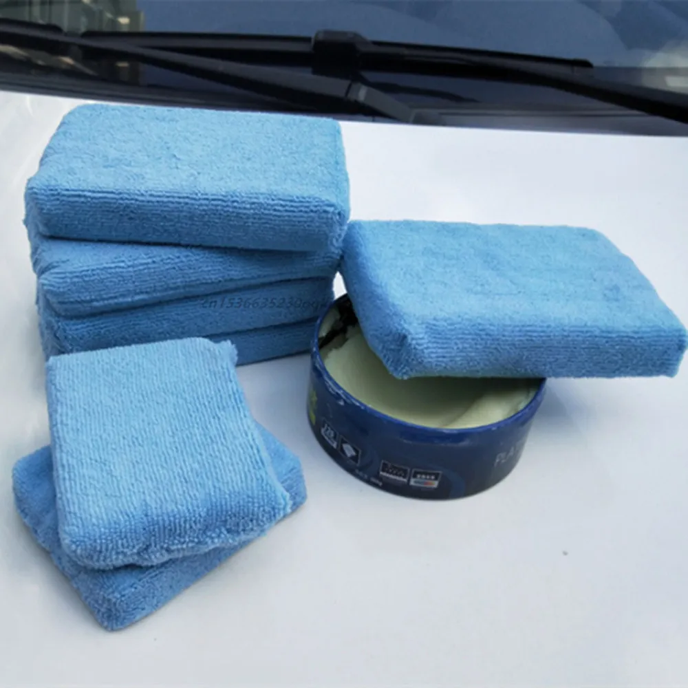 8 шт. автомобиль из микрофибры воском губки с полировальной подложкой одежда