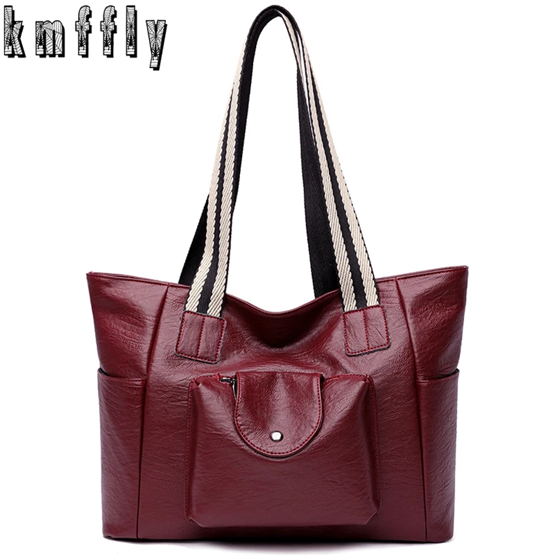 

Luxury Handbags women designer Sheepskin Leather Multifunction Shoulder Bags for Women 2020 Travel High capacity Hand cross bag