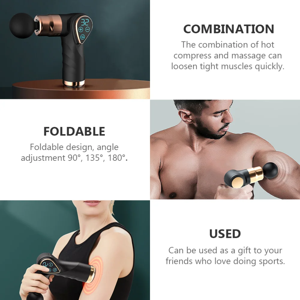 

Fascia Instrument Mini Fascia Massager Muscle Relaxation Massager (Black)