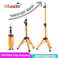 golden tripod stand for hairdressers mannequin head strong adjustable 125cm tripod wig stand fast delivery from usa warehouse